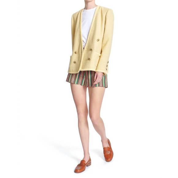NEW COREY LYNN CALTER evelyn tweed jacket in bamboo - Picture 2 of 4